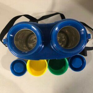 Vintage Retro Double Twin Hot Cold Thermos W Pumos